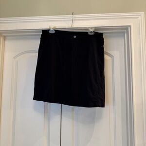🖤 Athleta Black Skort | Side Zipper Pocket | Tall Large